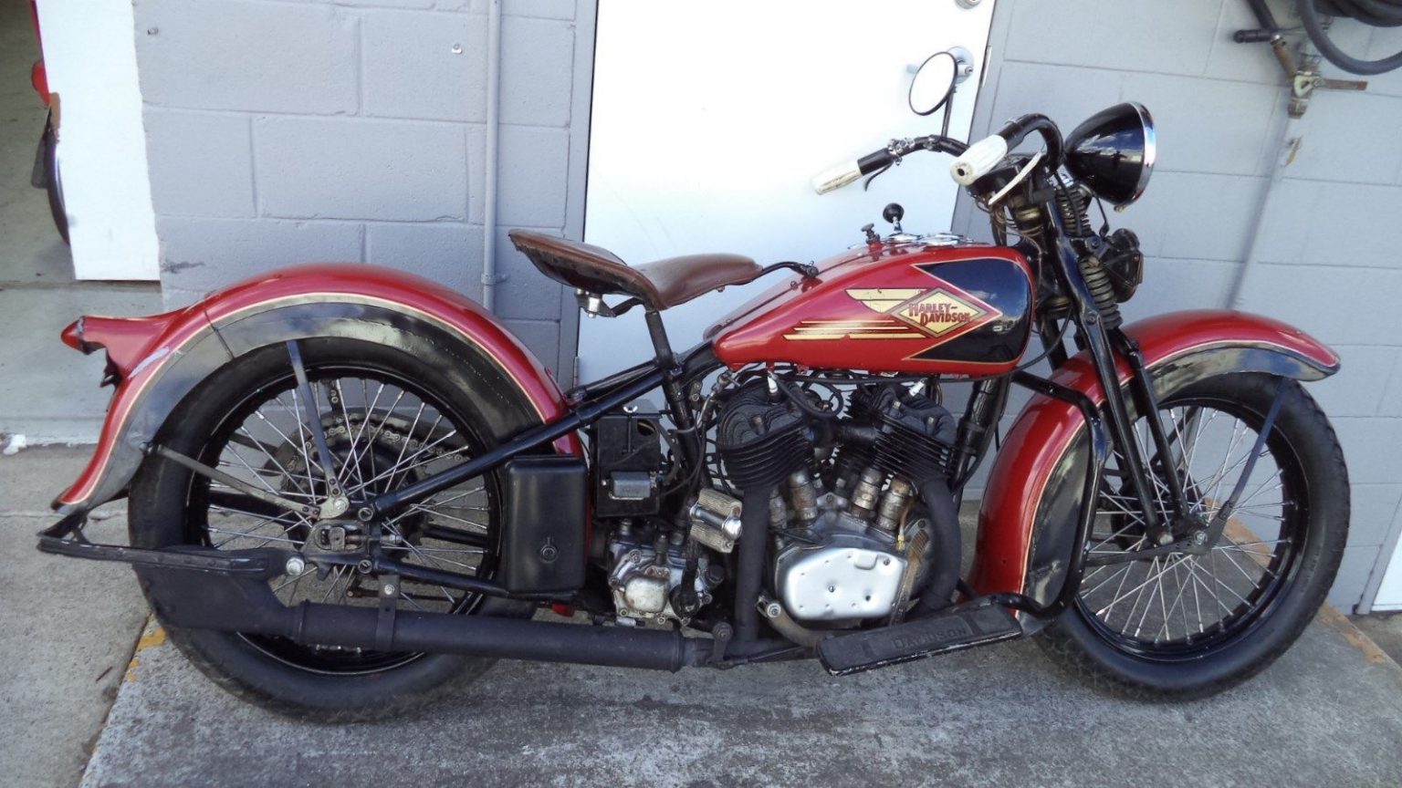 HARLEY DAVIDSON, 1935 VLD, 1200cc flat head SOLD Classic Motorcycle Sales