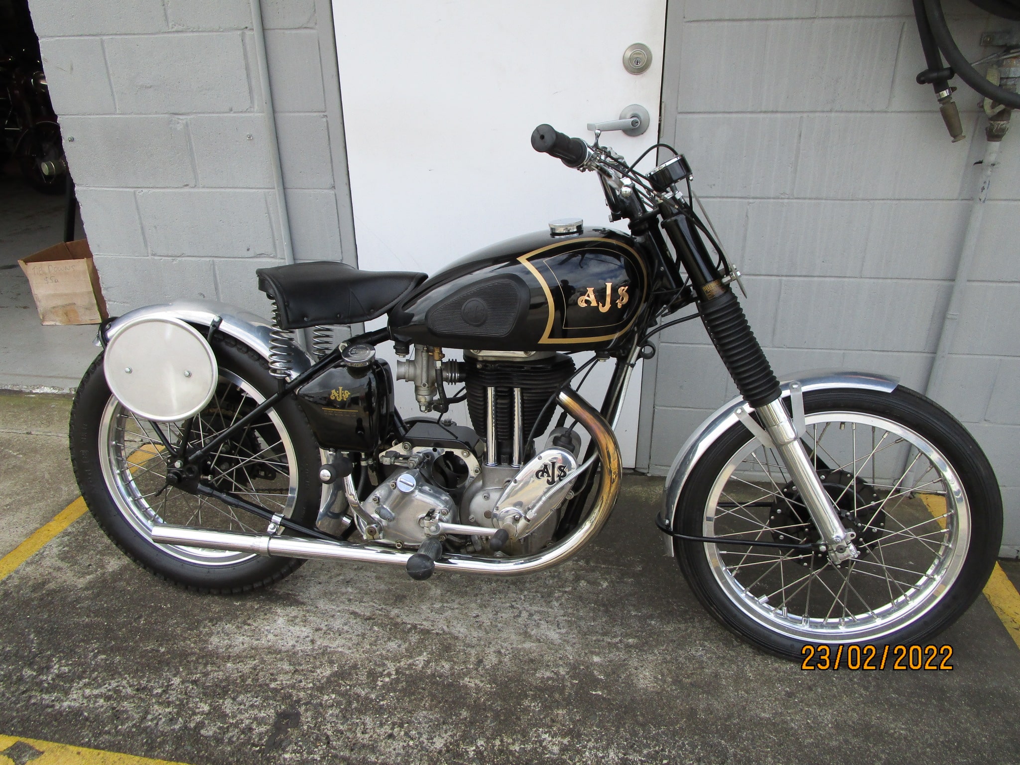 AJS Model 18 1946, race ready speedway bike, excellent condition SOLD
