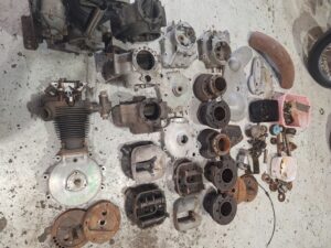 RUDGE  bulk parts inc 1935 500cc Special 4 valve twin port engine