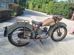 BSA Bantam D1, 1951, original unrestored, unmolested, runs SOLD