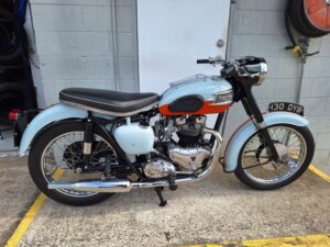 TRIUMPH 1959 T120 Bonneville, Immaculate restorations, Tangerine Dream