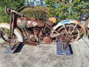HARLEY DAVIDSON 1925 JE, barn find, very original, engine turns over